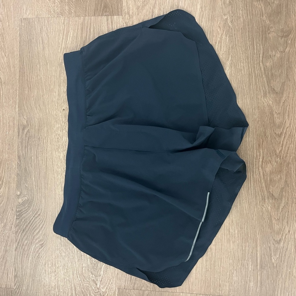 Lululemon Fast and Free shorts 3” Navy blue